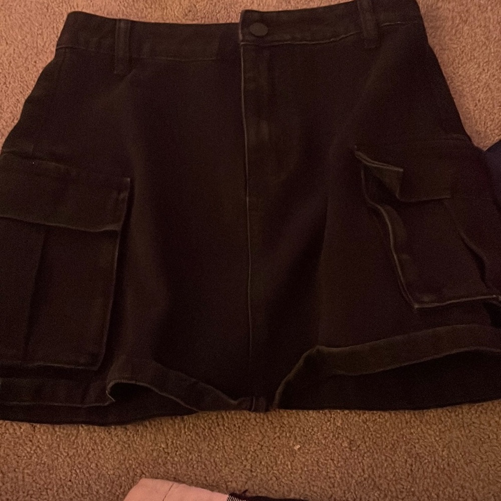 shein small black skirt